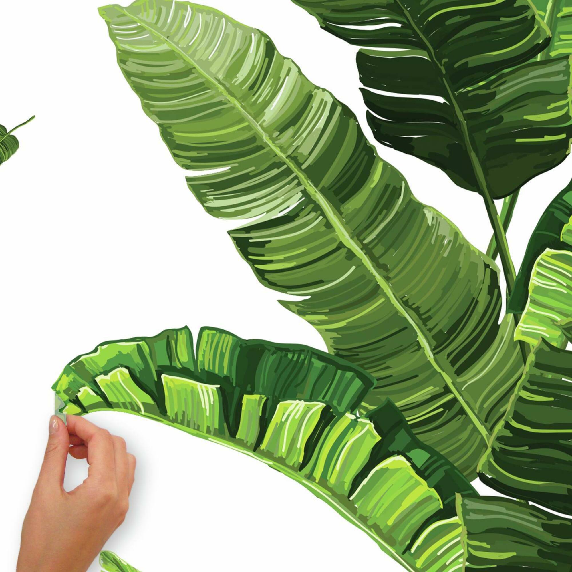 RoomMates Banana Leaf Peel & Stick Wall Decals
